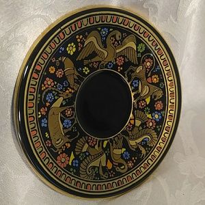 SC 24 K Gold Hand Made in Greece Dish